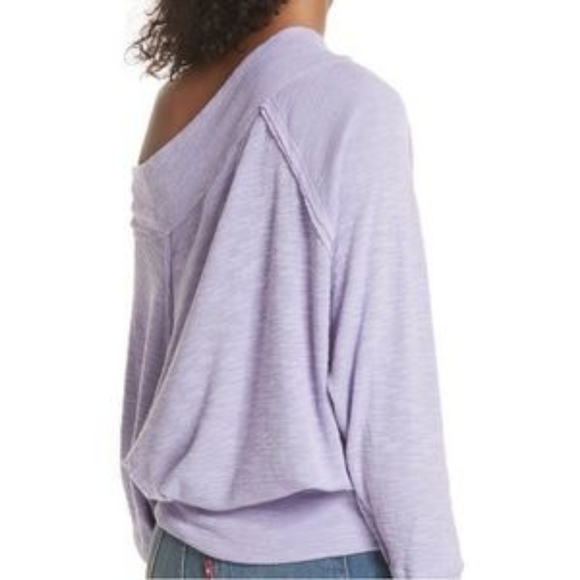 FREE PEOPLE Palisades Off The Shoulder Top Size Large - Picture 2 of 6